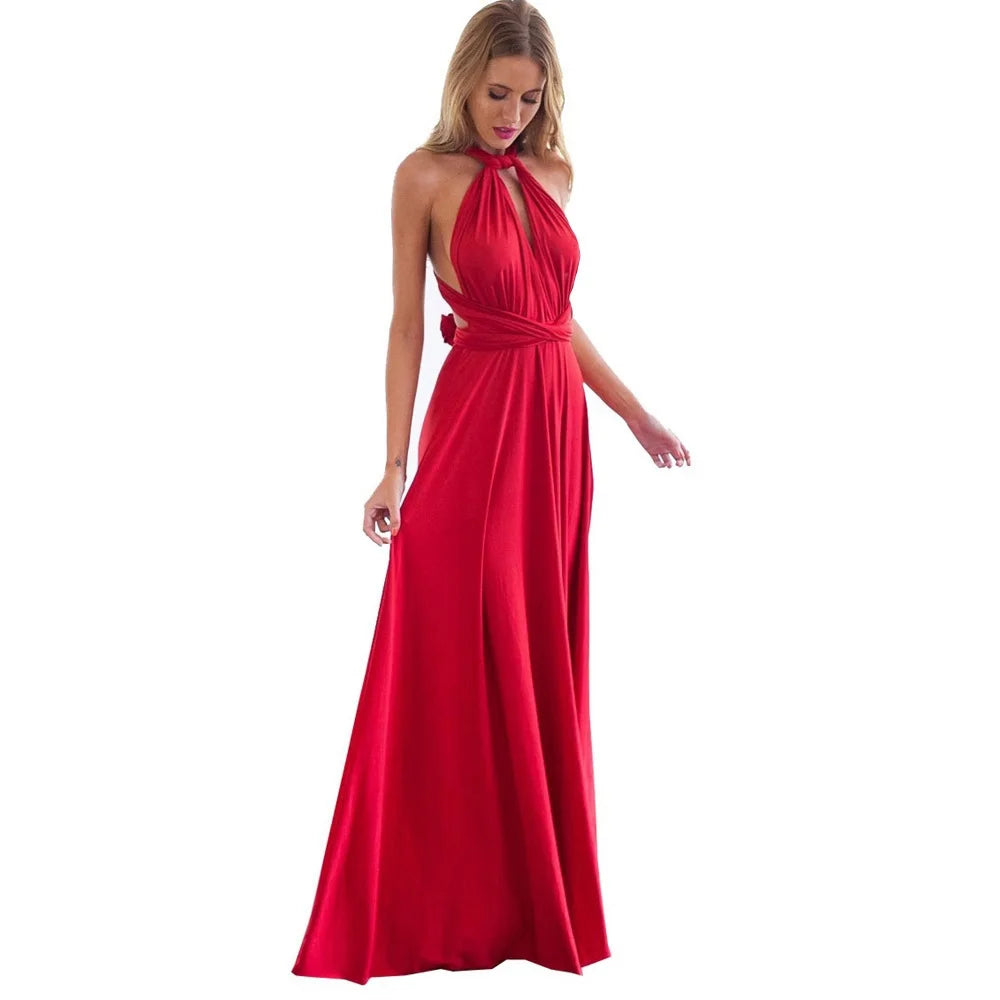 Women’s Multiway Infinity Maxi Dress For Bridesmaids