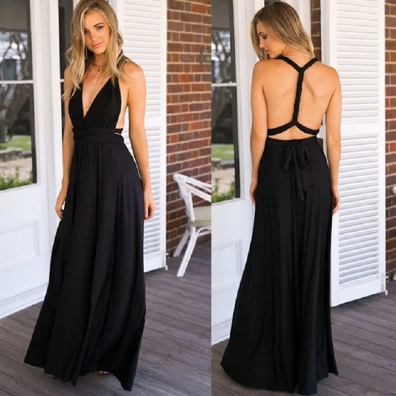 Women’s Multiway Infinity Maxi Dress For Bridesmaids